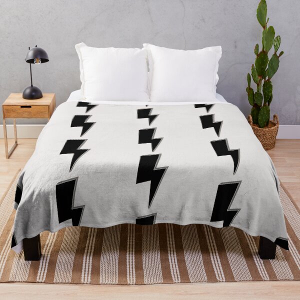 Item preview, Black & Grey Lightning Bolt ; Pattern designed and sold by PatternInArt.