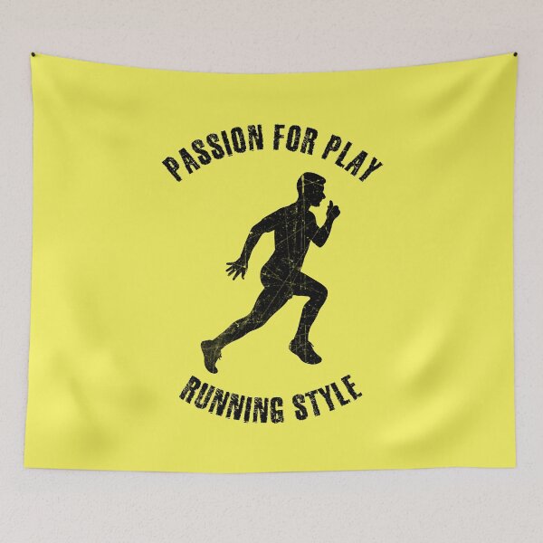 Item preview, Black silhouette of a running man designed and sold by HarridanCreates.
