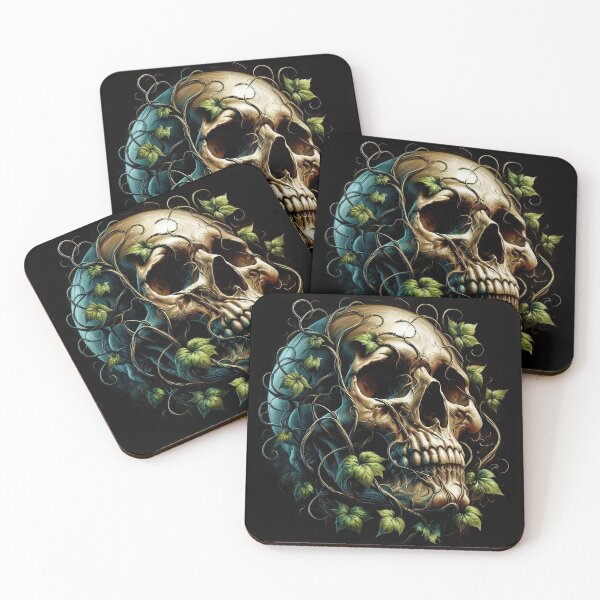 Item preview, Skull Grape Vines designed and sold by Topmaxdesign.