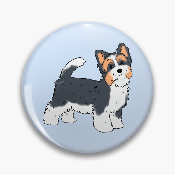 Item preview, Biewer terrier dog art designed and sold by Yaragold.