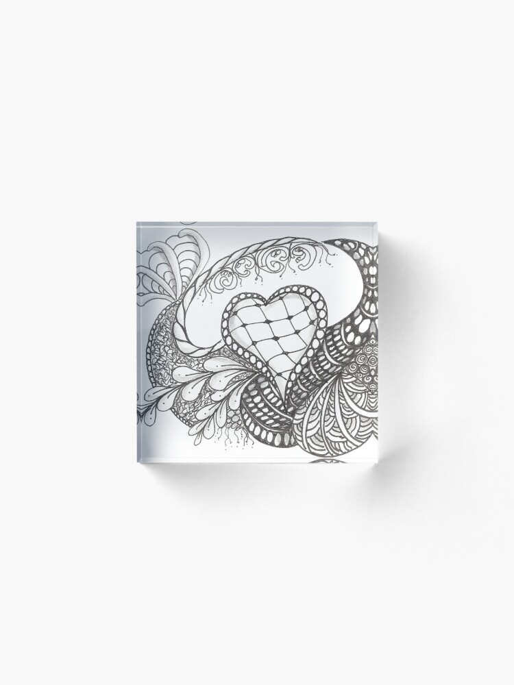 Alternate view of Heart of Hearts Acrylic Block