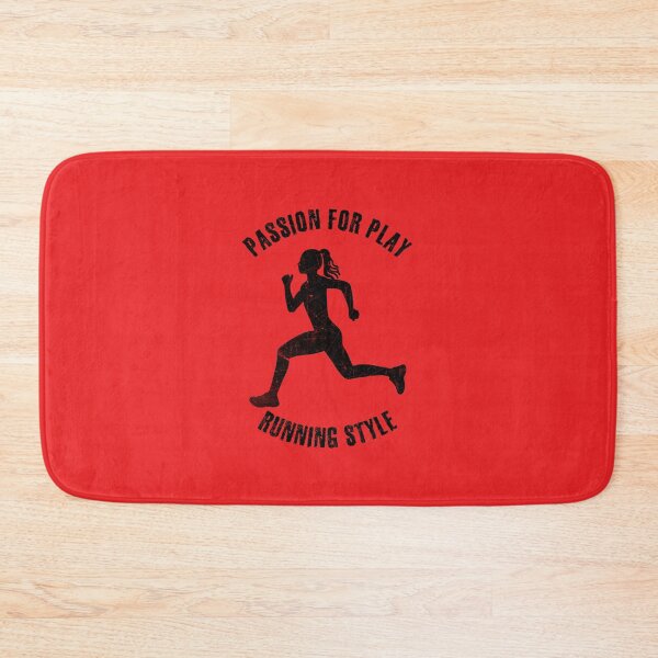 Item preview, Black silhouette of a running woman designed and sold by HarridanCreates.