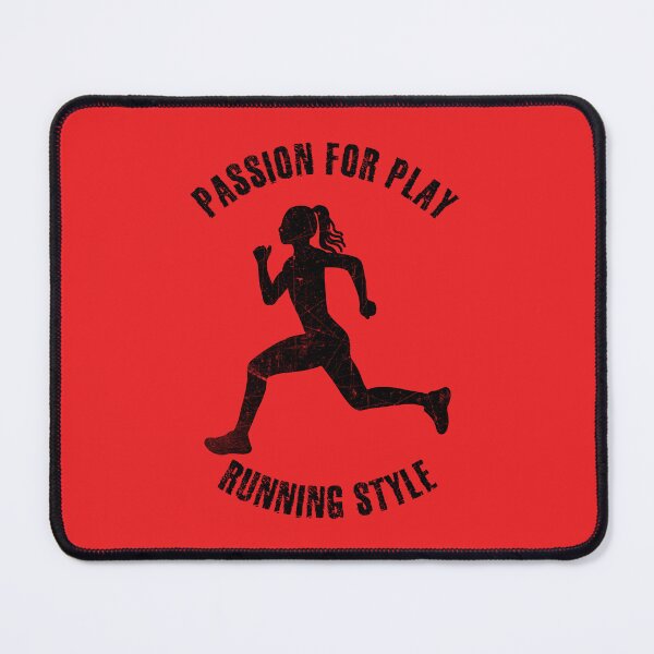 Item preview, Black silhouette of a running woman designed and sold by HarridanCreates.