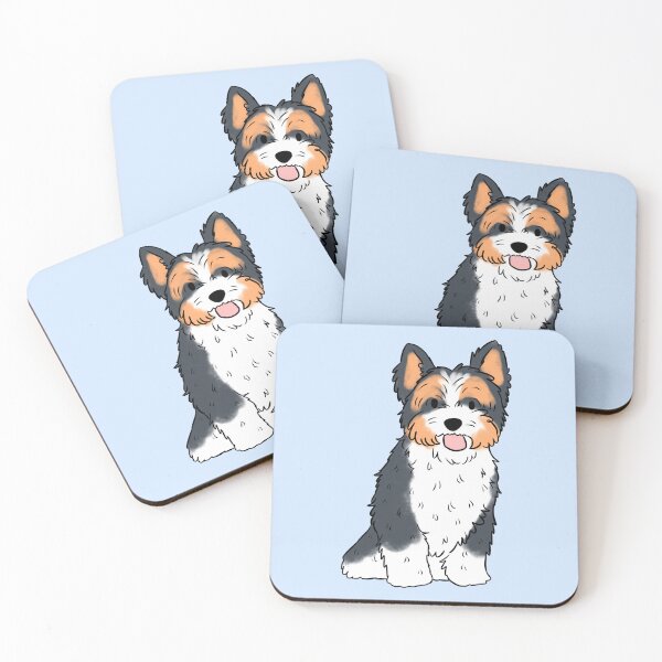 Item preview, Cute Biewer terrier dog art designed and sold by Yaragold.