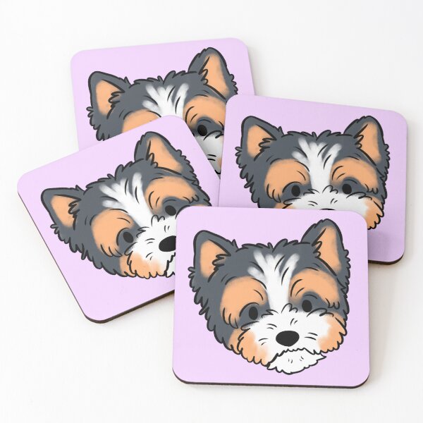 Item preview, Biewer terrier dog art designed and sold by Yaragold.