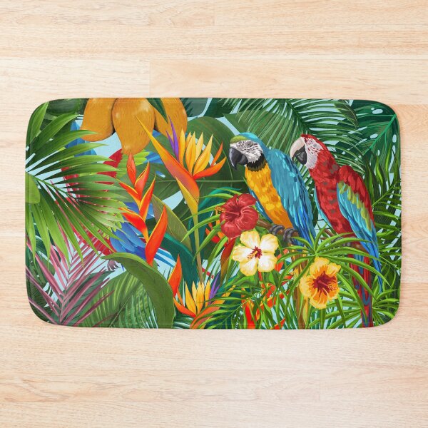 Item preview, Tropical plants trees and birds designed and sold by BritishDelights.