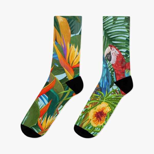 Item preview, Tropical plants trees and birds designed and sold by BritishDelights.
