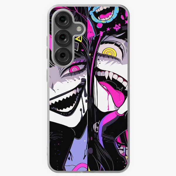 Aperçu de l'œuvre Néon Psychédélique Maniac Anime Girls créée et vendue par bubblegoth.