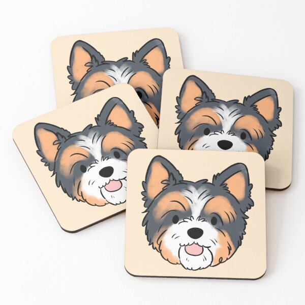 Item preview, Biewer terrier dog art designed and sold by Yaragold.