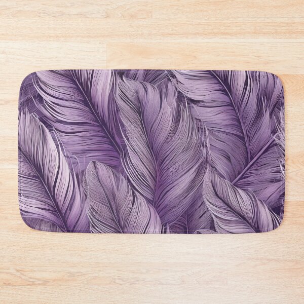 Item preview, LILAC FEATHERS ON PURPLE BACKGROUND designed and sold by Ciervo Primavera.