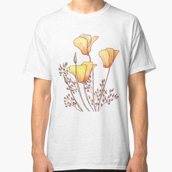 California Poppy Classic T-Shirt