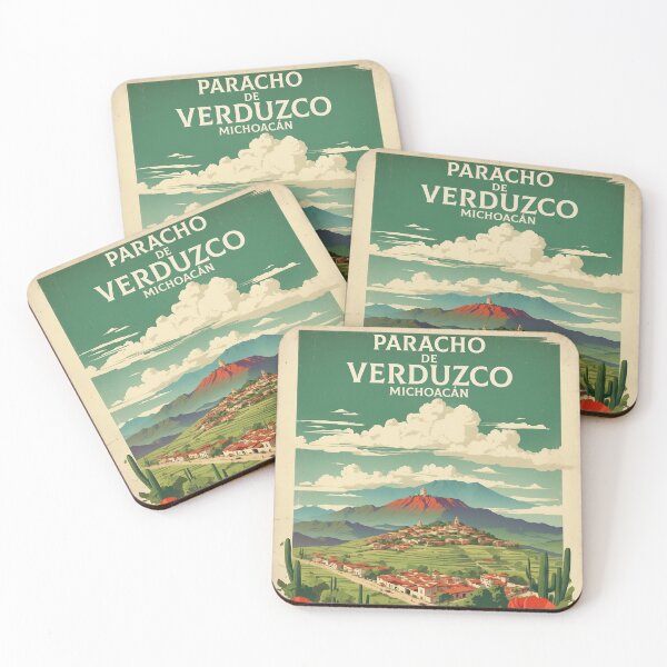 Item preview, Paracho de Verduzco Michoacan Mexico Magic Town Vintage Travel Tourism Poster  designed and sold by TravelersGems.