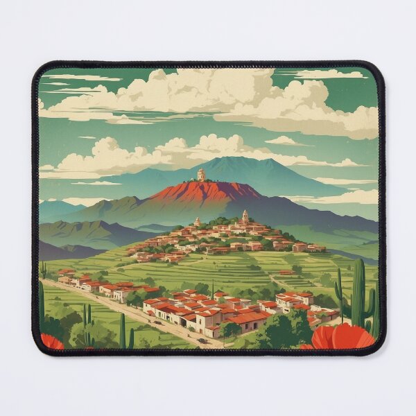 Item preview, Paracho de Verduzco Michoacan Mexico Magic Town Vintage Travel Tourism Poster designed and sold by TravelersGems.