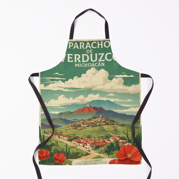 Item preview, Paracho de Verduzco Michoacan Mexico Magic Town Vintage Travel Tourism Poster designed and sold by TravelersGems.