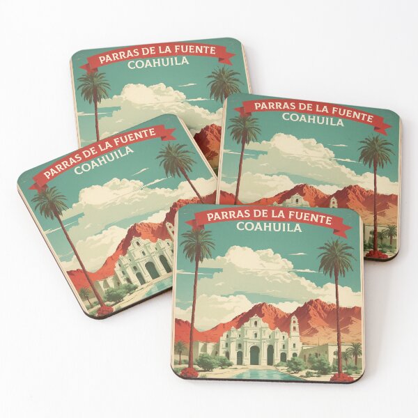 Item preview, Parras de la Fuente Coahuila Mexico Magic Town Vintage Travel Tourism Poster  designed and sold by TravelersGems.