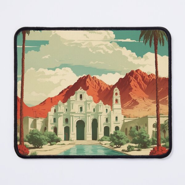 Item preview, Parras de la Fuente Coahuila Mexico Magic Town Vintage Travel Tourism Poster designed and sold by TravelersGems.