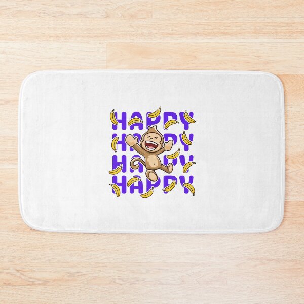 Item preview, Cute happy banana monkey love designed and sold by Shopjerry.