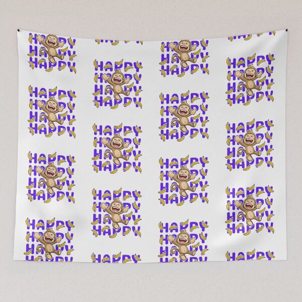 Item preview, Cute happy banana monkey love designed and sold by Shopjerry.