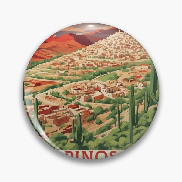 Item preview, Pinos Zacatecas Mexico Magic Town Vintage Travel Tourism Poster  designed and sold by TravelersGems.