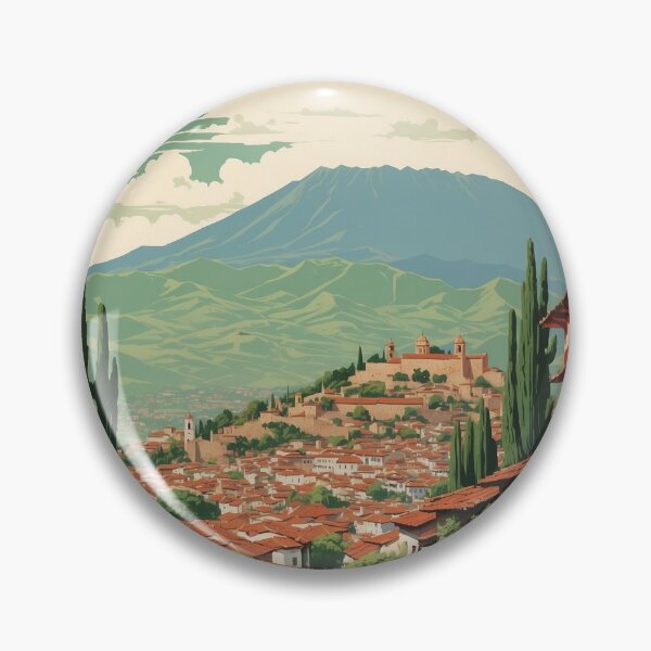 Item preview, Patzcuaro Michoacan Mexico Magic Town Vintage Travel Tourism Poster  designed and sold by TravelersGems.