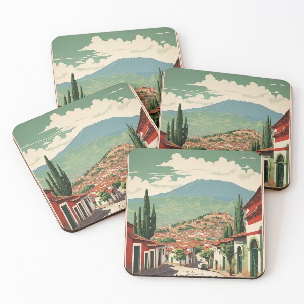 Item preview, Patzcuaro Michoacan Mexico Magic Town Vintage Travel Tourism Poster  designed and sold by TravelersGems.