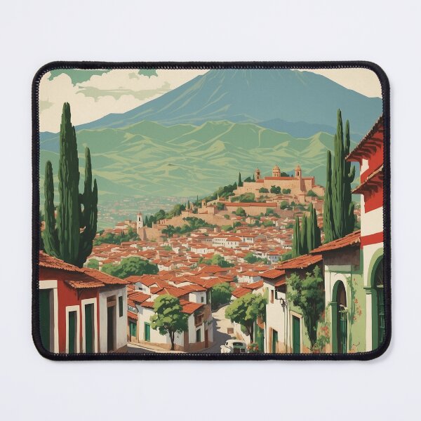 Item preview, Patzcuaro Michoacan Mexico Magic Town Vintage Travel Tourism Poster designed and sold by TravelersGems.