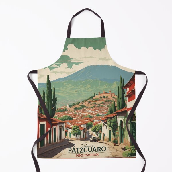 Item preview, Patzcuaro Michoacan Mexico Magic Town Vintage Travel Tourism Poster designed and sold by TravelersGems.