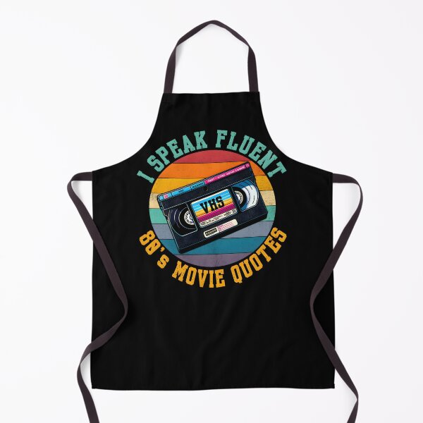 Item preview, Retro 80s Movie Quotes VHS Cassette Tape Design designed and sold by Unitepeople.