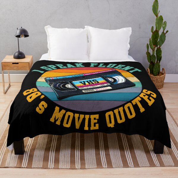 Item preview, Retro 80s Movie Quotes VHS Cassette Tape Design designed and sold by Unitepeople.