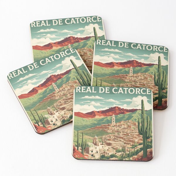 Item preview, Real de Catorce San Luis Potosi Mexico Magic Town Vintage Travel Tourism Poster  designed and sold by TravelersGems.