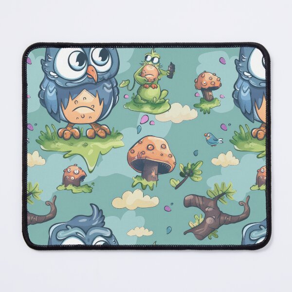 Item preview, Quirky Owls in a Whimsical Skyland designed and sold by PICbyFemke.
