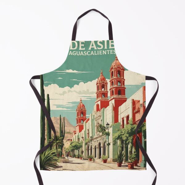 Item preview, Real de Asientos Aguascalientes Mexico Magic Town Vintage Travel Tourism Poster designed and sold by TravelersGems.