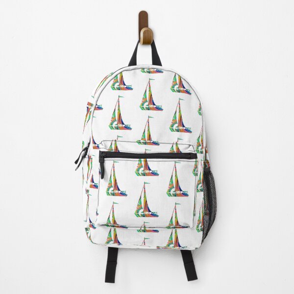 Item preview, Copy of Modern Colorful Sailboat Beachy Art 1 designed and sold by Sharon Cummings Art.