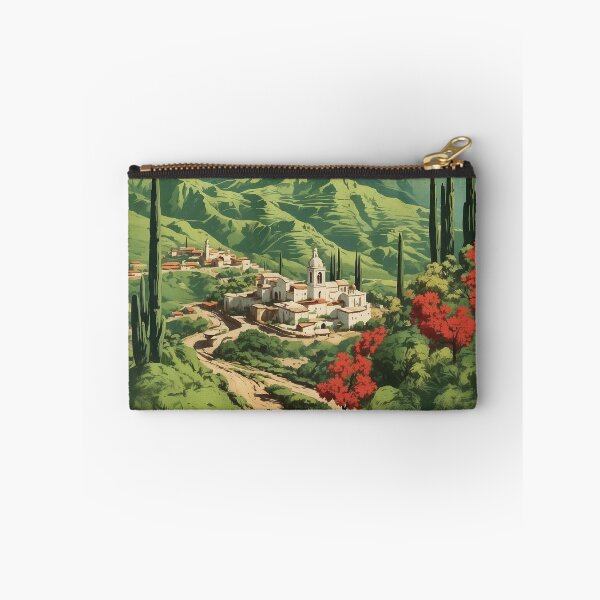 Item preview, Real de Monte Hidalgo Mexico Magic Town Vintage Travel Tourism Poster  designed and sold by TravelersGems.