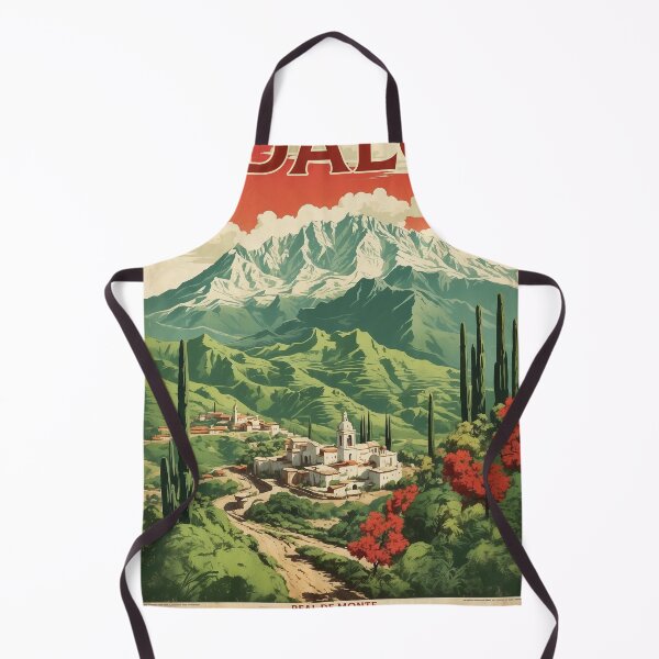 Item preview, Real de Monte Hidalgo Mexico Magic Town Vintage Travel Tourism Poster  designed and sold by TravelersGems.
