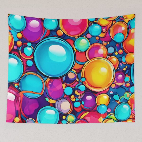 Item preview, Colorful Bubble Style designed and sold by Health And Fitness Posts e-Store.