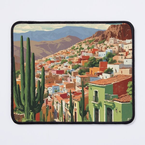 Item preview, Salvatierra Guanajuato Mexico Magic Town Vintage Travel Tourism Poster designed and sold by TravelersGems.