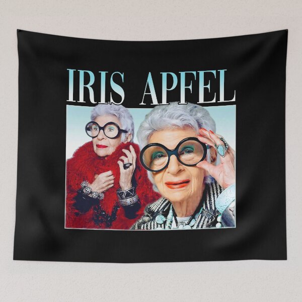 Item preview, Iris Apfel, RIP Iris Apfel 1921 - 2024, Iris Apfel Rememberance, Iris Apfen designed and sold by Hoahip.