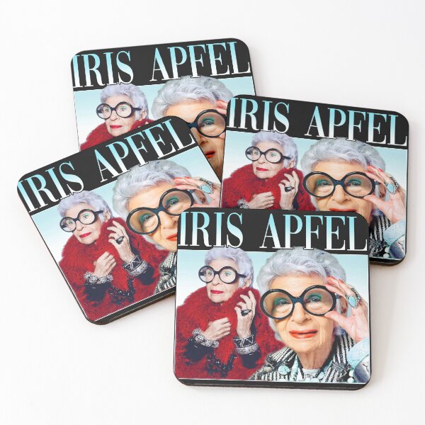 Item preview, Iris Apfel, RIP Iris Apfel 1921 - 2024, Iris Apfel Rememberance, Iris Apfen designed and sold by Hoahip.