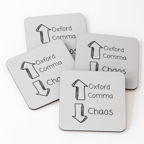 Item preview, Grammatically Correct: Oxford Comma vs Chaos designed and sold by Seedcap7.