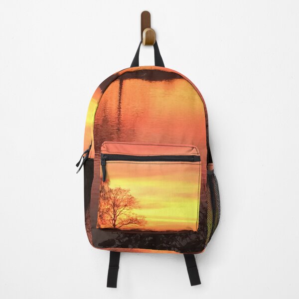 Item preview, Amazing red sunset over river. Near Trent Lock on Erewash canal. designed and sold by Running-Duck.
