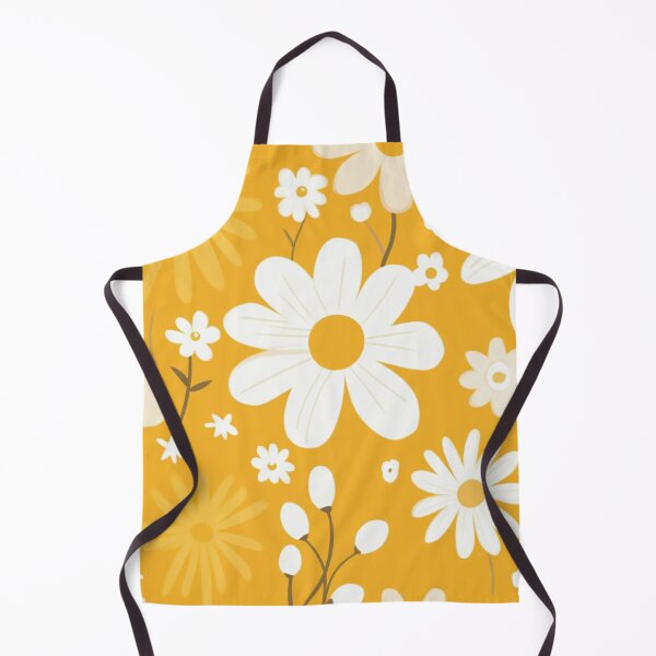 Item preview, Yellow Orange White Flower Pattern Spring Aesthetic Marguerite Blasingame Jan Berenstain designed and sold by SMARTKIT  DESIGNAGENCY.