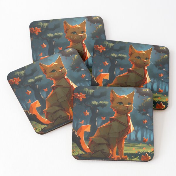 Item preview, Origami Orange Cat  designed and sold by LoverAI.