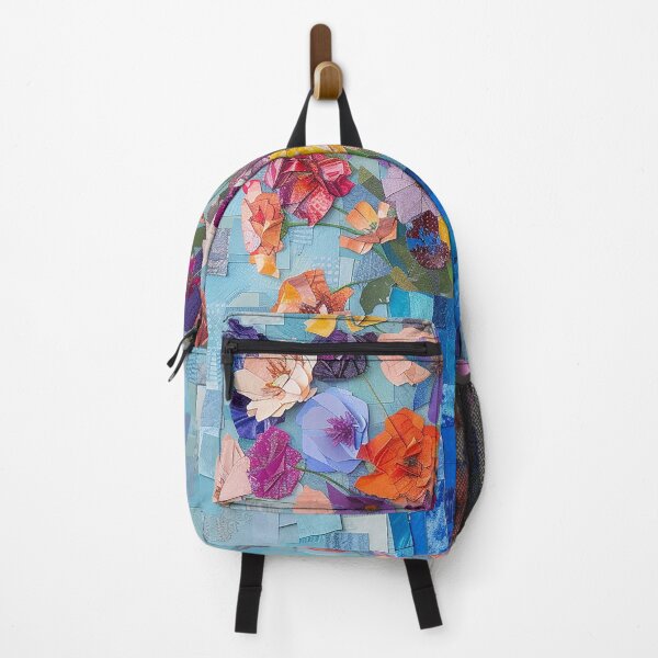 Item preview, Colorful collage of flowers in a vase designed and sold by PMGDigital.