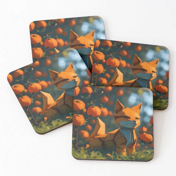 Item preview, Orange Origami Cat designed and sold by LoverAI.