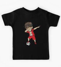 Tupfender Fußball-Junge Peru Jersey Football Kinder T-Shirt