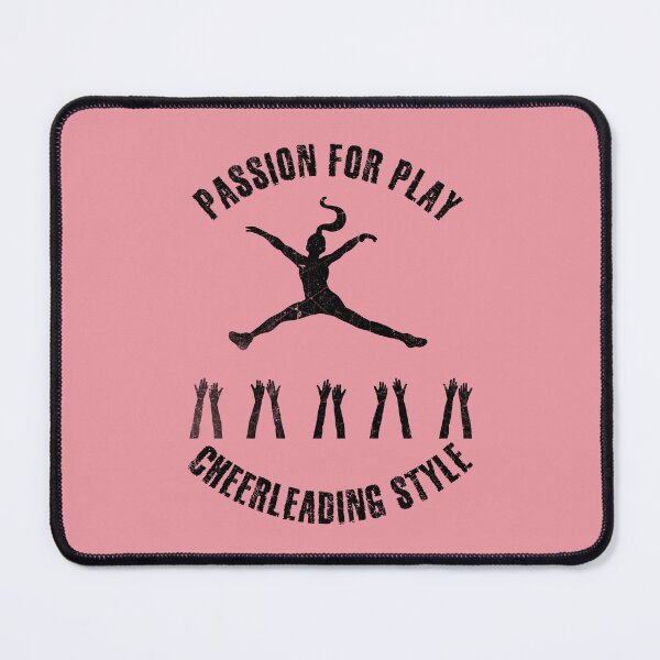Item preview, Black silhouette of a cheerleader with hands of team designed and sold by HarridanCreates.