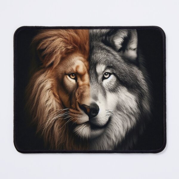 Item preview, Half Lion Half Wolf designed and sold by Minisonnette.
