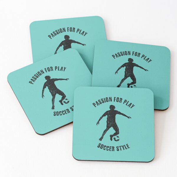 Item preview, Black silhouette of a man training soccer designed and sold by HarridanCreates.