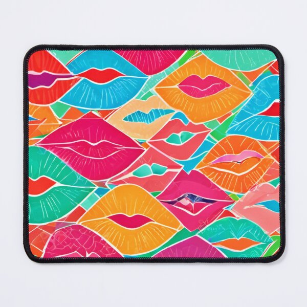 Item preview, Colorful Kisses Design designed and sold by Health And Fitness Posts e-Store.